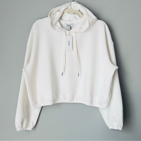 SPANX Tops - SPANX AirEssentials® Cropped Hoodie | Powder | Size Large